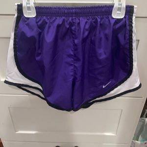 Purple Nike shorts